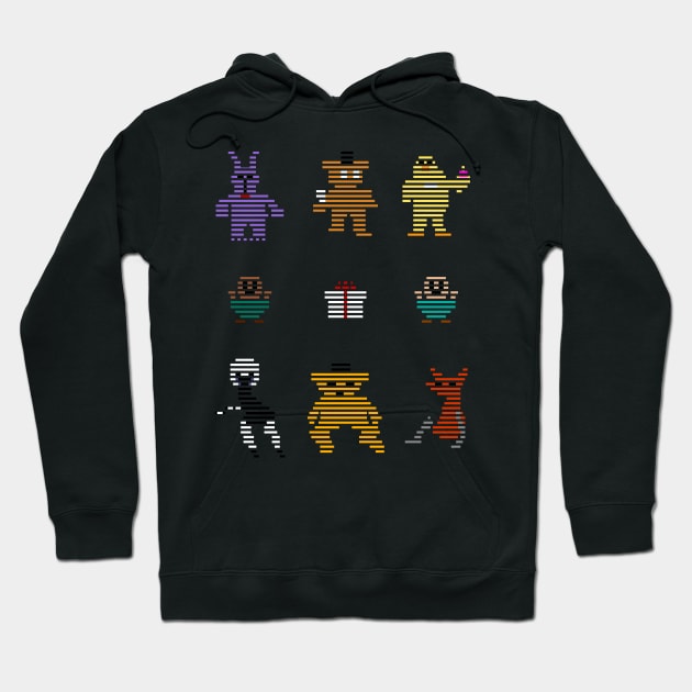 FNAF Sprites Hoodie by Xiki_Muffin